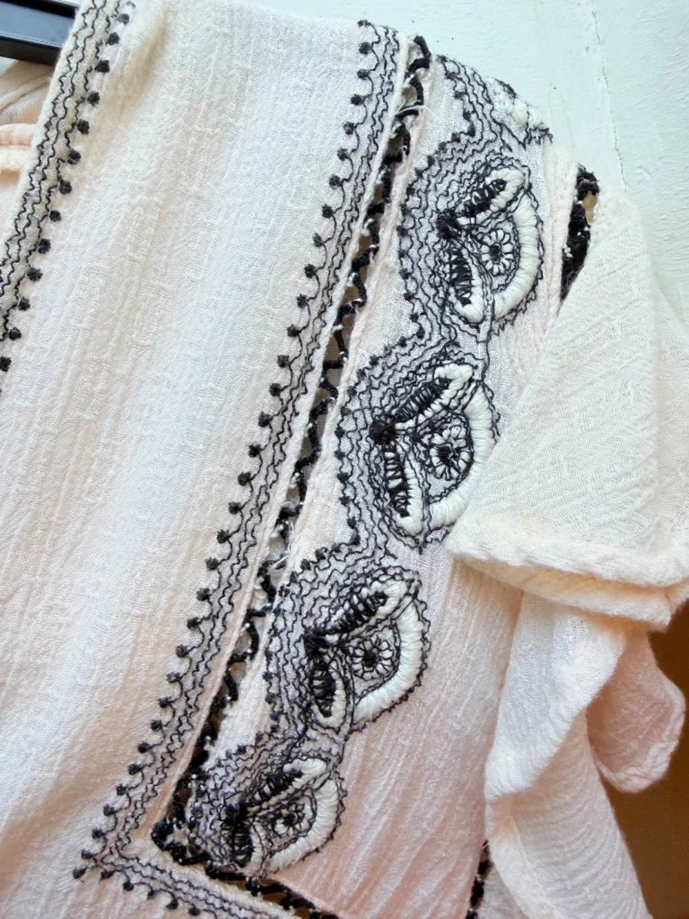 Free People Falling Water Boho Tunic Lined Size XS